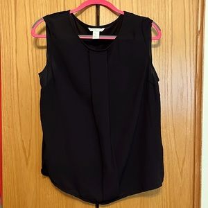 H&M Black Flowy Top
